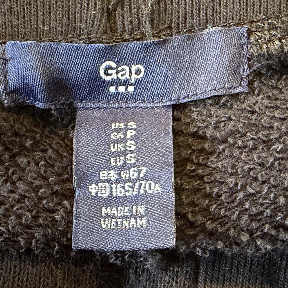 Gap Jogger Sweatpants Women's Size Small Black Elastic Drawstring Cotton Blend - Picture 6 of 8